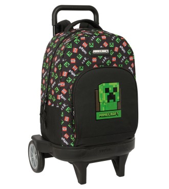MOCHILA GDE. C/RUEDAS COMPACT EVOL. EXT. MINECRAFT