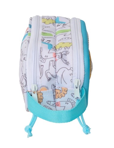 PORTATODO DOBLE 3D SAFTA LION 3D Portatodo Estuche | Fraber