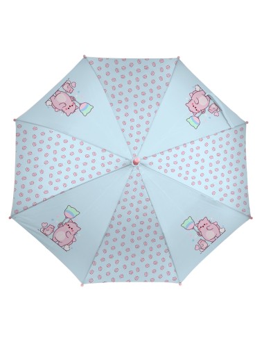 PARAGUAS MANUAL 48 cm PEMBE "THE PINK CAT"