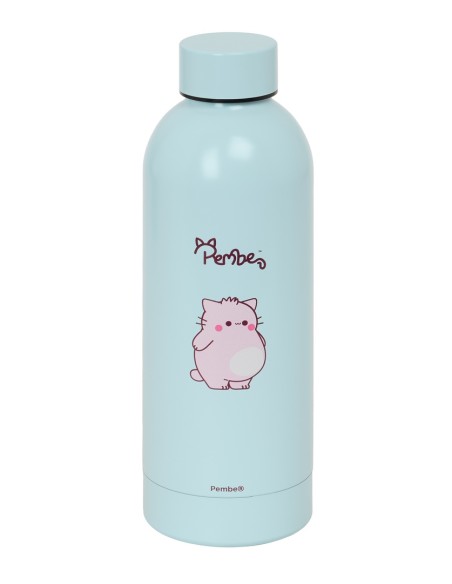 BOTELLA TERMO ACERO INOXIDABLE 500ml PEMBE "THE PINK CAT"