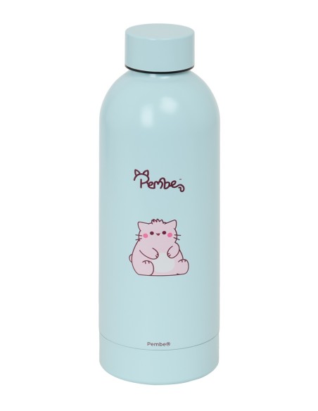 BOTELLA TERMO ACERO INOXIDABLE 500ml PEMBE "THE PINK CAT"