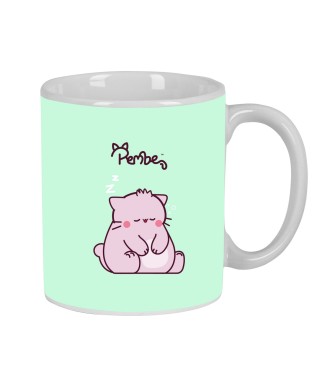 TAZA GRANDE PEMBE "THE PINK CAT"