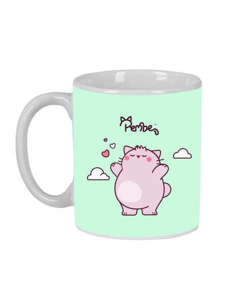 TAZA GRANDE PEMBE "THE PINK CAT"