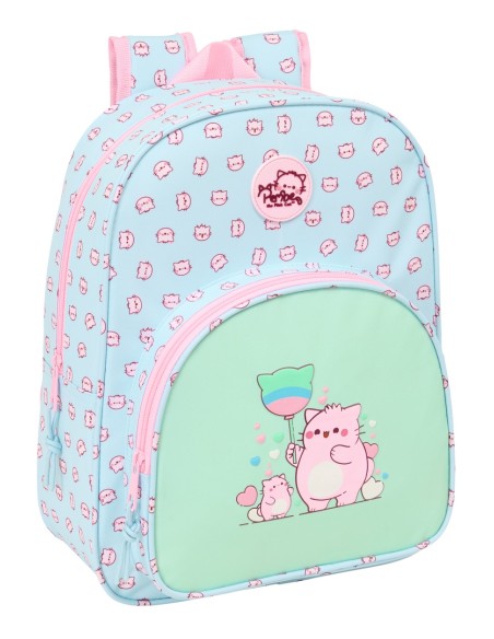 MOCHILA INFANTIL ADAPT.CARRO PEMBE "THE PINK CAT"
