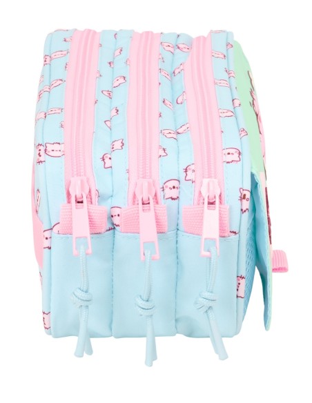 PORTATODO TRIPLE BIG PEMBE "THE PINK CAT"