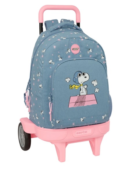 MOCHILA GDE. C/RUEDAS COMPACT EVOL. EXT. SNOOPY