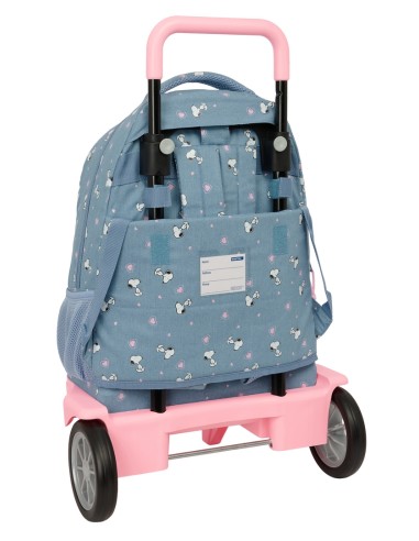 MOCHILA GDE. C/RUEDAS COMPACT EVOL. EXT. SNOOPY