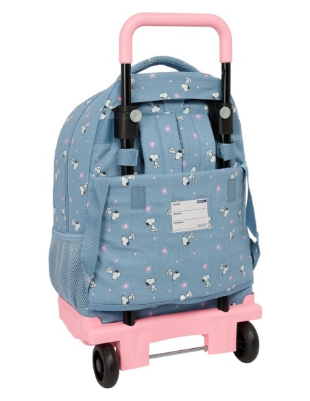 MOCHILA GDE. C/RUEDAS COMPACT EXTRAIBLE SNOOPY