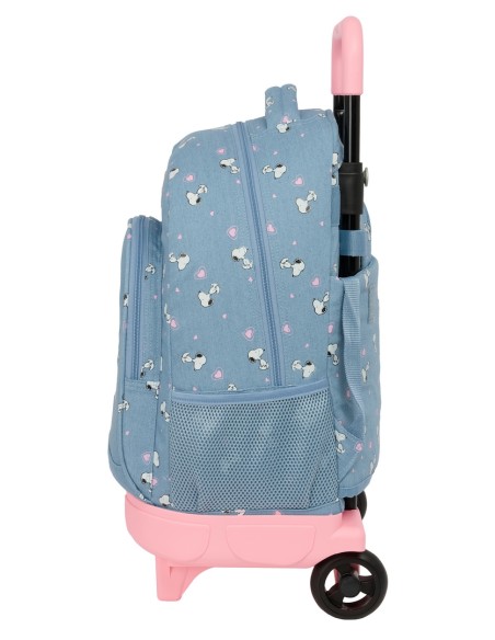 MOCHILA GDE. C/RUEDAS COMPACT EXTRAIBLE SNOOPY