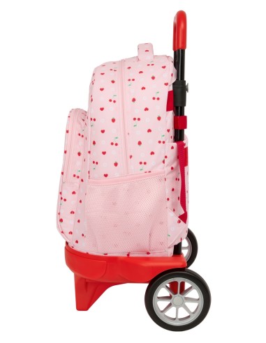 MOCHILA GDE. C/RUEDAS COMPACT EVOL. EXT. GLOWLAB "FRUTITAS"