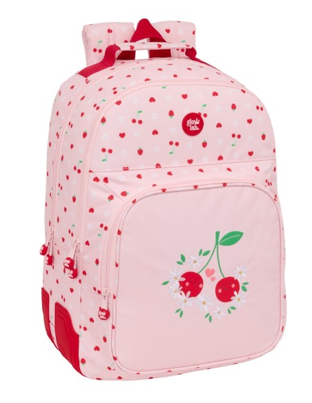 MOCHILA DOBLE ADAPT.CARRO GLOWLAB "FRUTITAS"