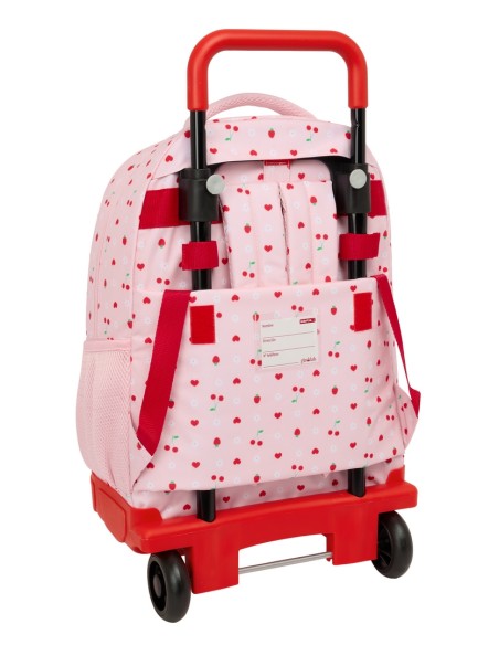 MOCHILA GDE. C/RUEDAS COMPACT EXTRAIBLE GLOWLAB "FRUTITAS"