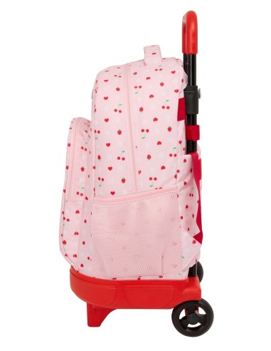 MOCHILA GDE. C/RUEDAS COMPACT EXTRAIBLE GLOWLAB "FRUTITAS"