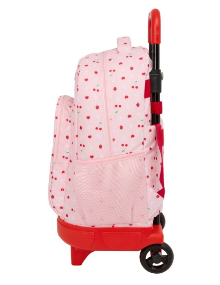 MOCHILA GDE. C/RUEDAS COMPACT EXTRAIBLE GLOWLAB "FRUTITAS"