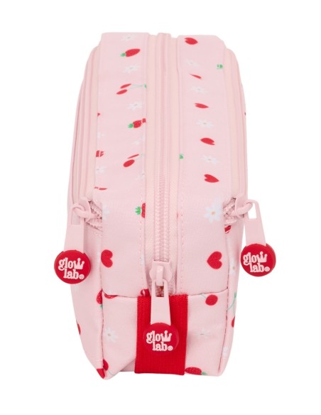 PORTATODO TRIPLE PEQ. C/GOMA ELAST. 22CM GLOWLAB "FRUTITAS"