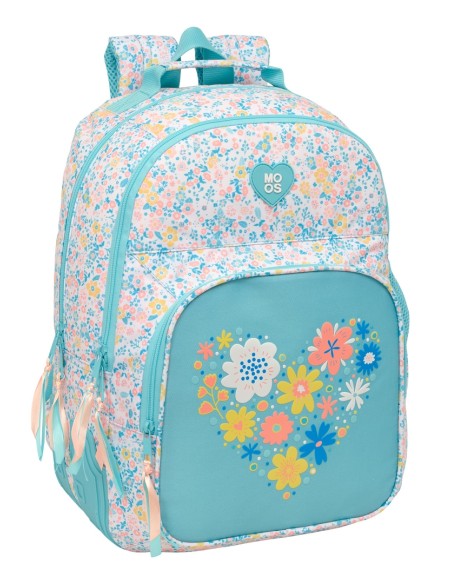 MOCHILA DOBLE ADAPT.CARRO RECICLADO MOOS "FIORI"