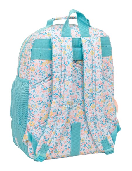 MOCHILA DOBLE ADAPT.CARRO RECICLADO MOOS "FIORI"