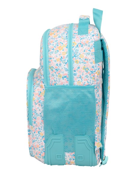 MOCHILA DOBLE ADAPT.CARRO RECICLADO MOOS "FIORI"