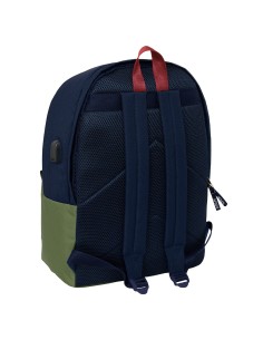MOCHILA DOBLE PARA PORTATIL 15,6"+USB EL PULPO "VERDE" Mo... 2