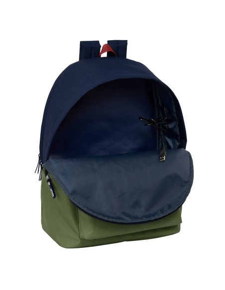 MOCHILA DOBLE PARA PORTATIL 15,6"+USB EL PULPO "VERDE" Mo...