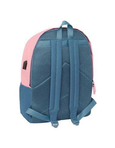 MOCHILA DOBLE PARA PORTATIL 15,6"+USB EL PULPO "INDIGO" M...