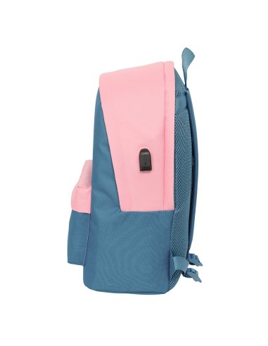 MOCHILA DOBLE PARA PORTATIL 15,6"+USB EL PULPO "INDIGO" M...