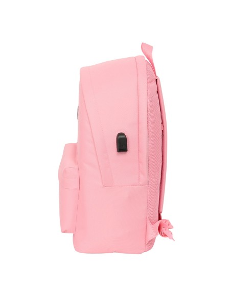 MOCHILA DOBLE PARA PORTATIL 15,6"+USB EL PULPO "ROSA" Moc...