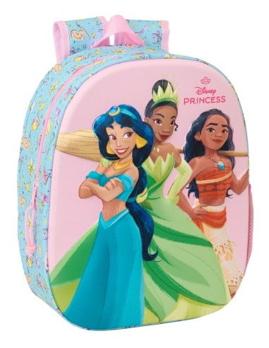 MOCHILA 3D PRINCESAS DISNEY 3D Mochilas Guardería | Fraber