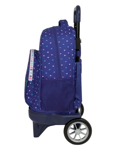 MOCHILA GDE. C/RUEDAS COMPACT EVOL. EXT. BENETTON "DROP"