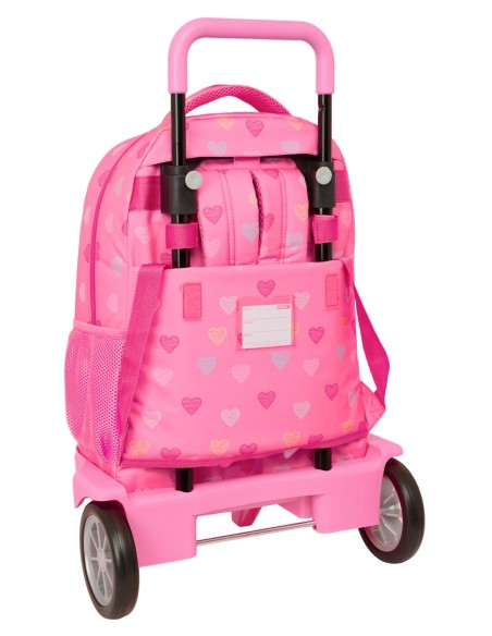 MOCHILA GDE. C/RUEDAS COMPACT EVOL. EXT. BENETTON "HEART"