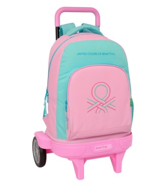 MOCHILA GDE. C/RUEDAS COMPACT EVOL. EXT. BENETTON "DOLCE"