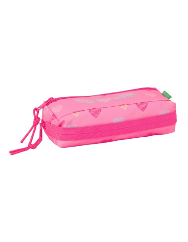 PORTATODO TRIPLE PEQ. C/GOMA ELAST. 22CM BENETTON "HEART"