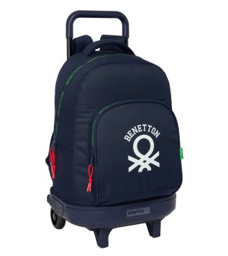 MOCHILA GDE. C/RUEDAS COMPACT EXTRAIBLE BENETTON "TOGETHER"