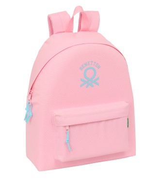MOCHILA BENETTON BASICS "ROSA PASTEL"
