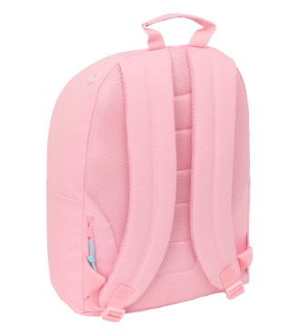 MOCHILA PARA PORTATIL 14,1" BENETTON BASICS "ROSA PASTEL" 2