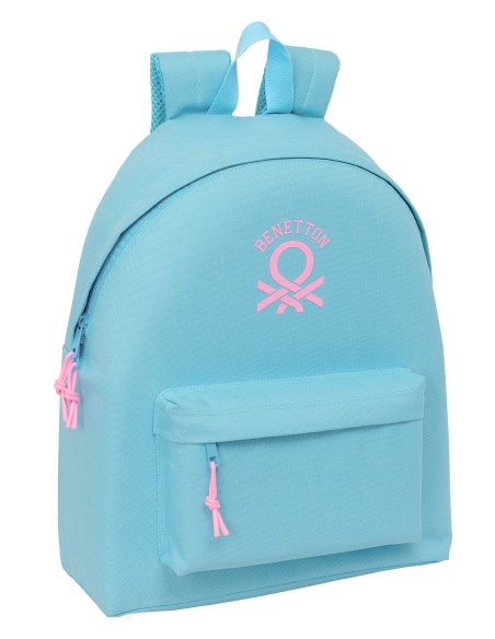 MOCHILA BENETTON BASICS "CELESTE"