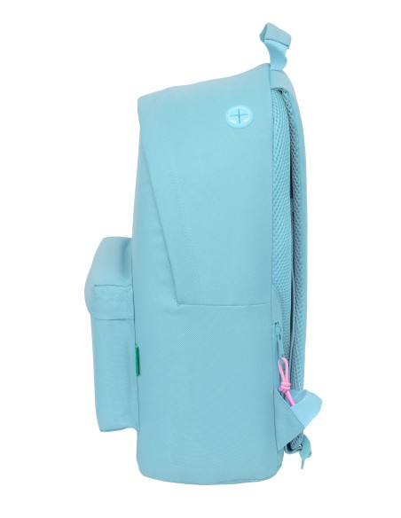 MOCHILA PARA PORTATIL 14,1" BENETTON BASICS "CELESTE"