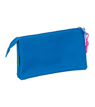 PORTATODO TRIPLE BENETTON BASICS "AZULINA" 2