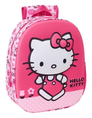 MOCHILA 3D HELLO KITTY 3D Mochilas Guardería | Fraber