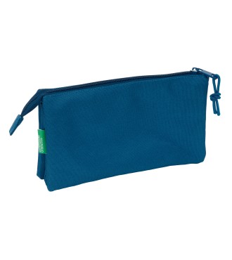 PORTATODO TRIPLE BENETTON BASICS "MARINO" 2