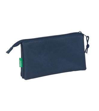 PORTATODO TRIPLE BENETTON BASICS "ANTRACITA" 2