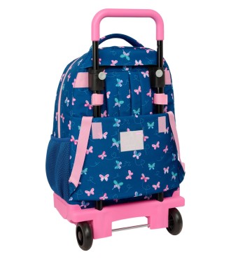 MOCHILA GDE. C/RUEDAS COMPACT EXTRAIBLE BLACKFIT8 "MARIPOSAS" 2