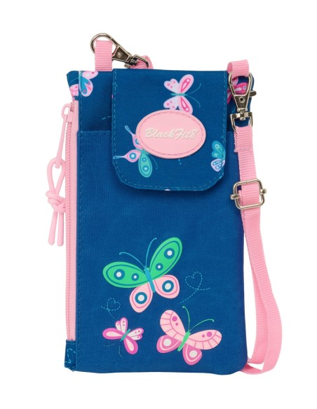 MONEDERO PORTAMOVIL BLACKFIT8 "MARIPOSAS"