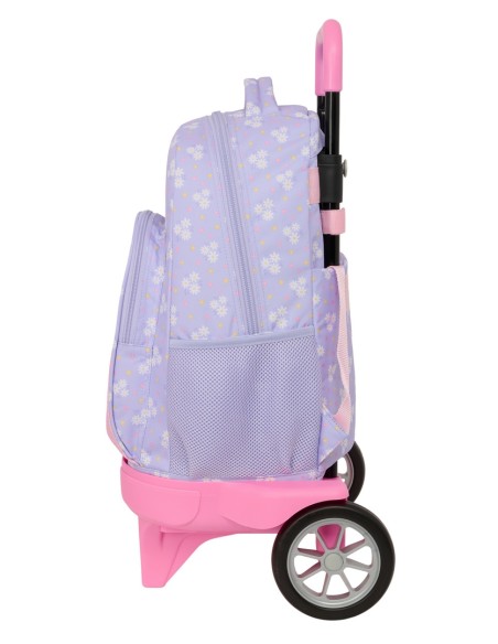 MOCHILA GDE. C/RUEDAS COMPACT EVOL. EXT. SAFTA "BOUQUET"