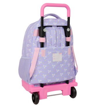 MOCHILA GDE. C/RUEDAS COMPACT EXTRAIBLE SAFTA "BOUQUET" 2