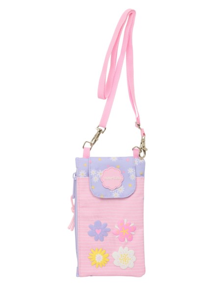 MONEDERO PORTAMOVIL SAFTA "BOUQUET"