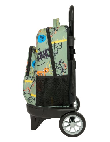 MOCHILA GDE. C/RUEDAS COMPACT EVOL. EXT. SAFTA GRAFFITI "ZONE"