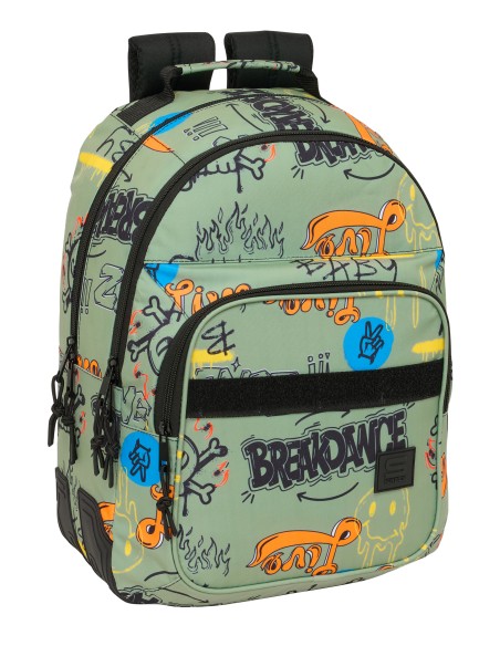 MOCHILA DOBLE ADAPT.CARRO SAFTA GRAFFITI "ZONE"