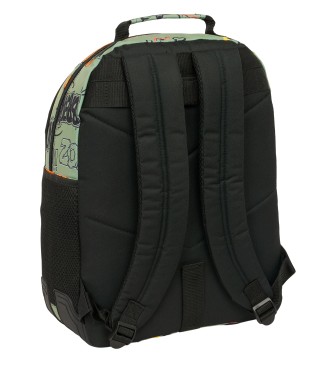 MOCHILA DOBLE ADAPT.CARRO SAFTA GRAFFITI "ZONE" 2