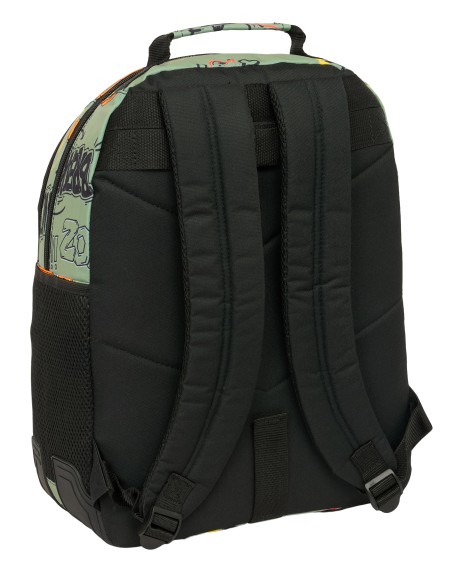 MOCHILA DOBLE ADAPT.CARRO SAFTA GRAFFITI "ZONE"